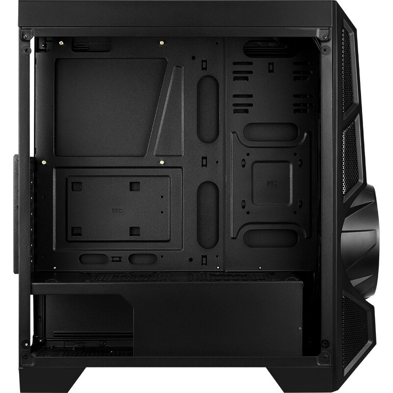 Datoru korpuss AeroCool Aero Engine RGB Tempered Glass Black - EN56371 - foto 4