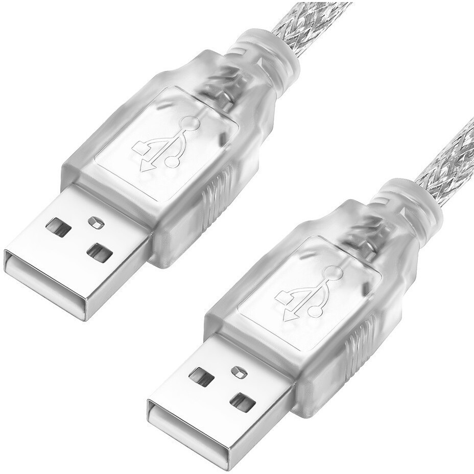 Kabelis USB 2.0 A (M) - A (M), 0.75m, Greenconnect GCR-UM3M-BB2S-0.75m