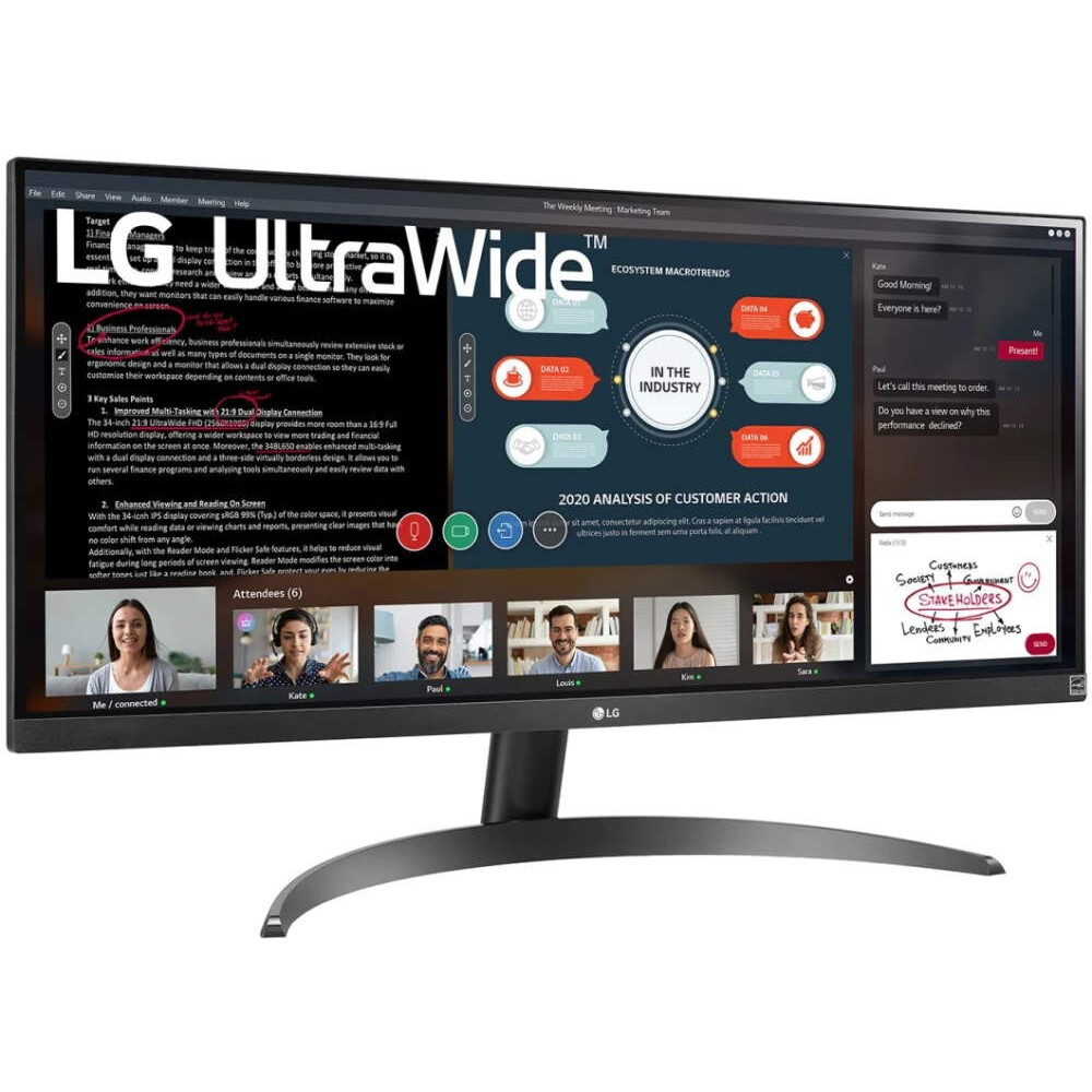 Monitors LG 29" 29WP500-B UltraWide - foto 2