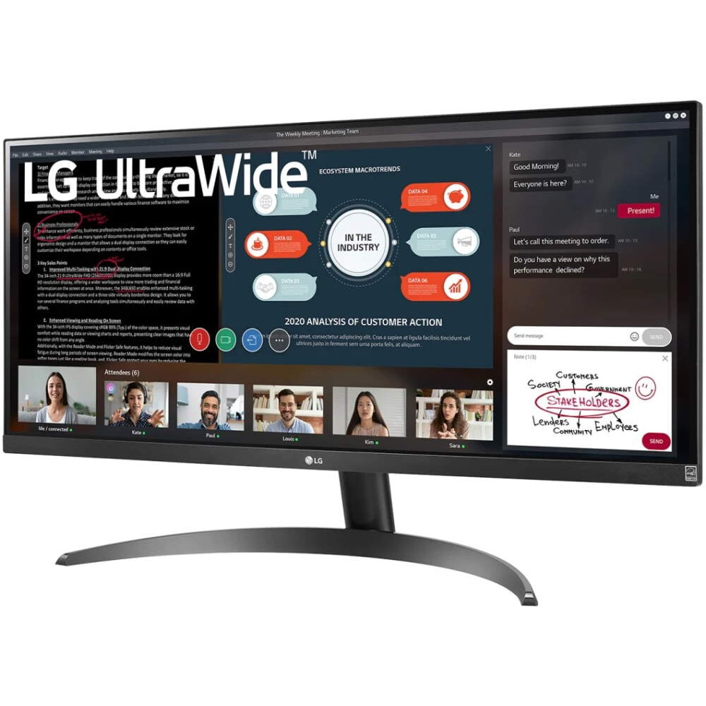 Monitors LG 29" 29WP500-B UltraWide - foto 3