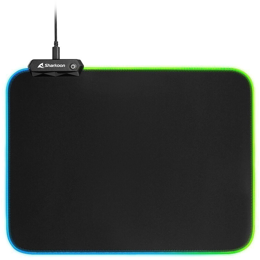 Tapis de souris Sharkoon 1337 RGB V2 Gaming Mat 360 - 1337-V2-RGB-360