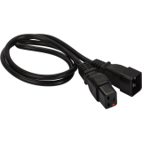 Barošanas kabelis IEC-320-C19 - IEC-320-C20, 2m, Lanmaster LAN-PP19L/20-2.0-BK