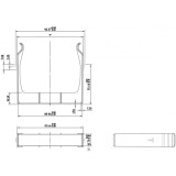 Aizbāznis Hyperline PPTR-CSS-BLANK-PL-BK