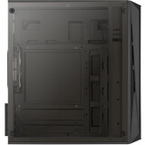Datoru korpuss AeroCool CS-107 v2 Black (CS-107-A-BK-V2/4710562759389)