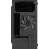 Datoru korpuss AeroCool CS-107 v2 Black (CS-107-A-BK-V2/4710562759389)