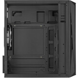 Datoru korpuss AeroCool CS-107 v2 Black (CS-107-A-BK-V2/4710562759389)
