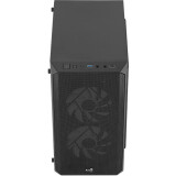 Datoru korpuss AeroCool CS-107 v2 Black (CS-107-A-BK-V2/4710562759389)