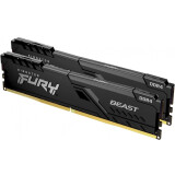 Operatīvā atmiņa Kingston 16Gb DDR4 Fury Beast Black (KF436C17BBK2/16) (2x8Gb KIT)