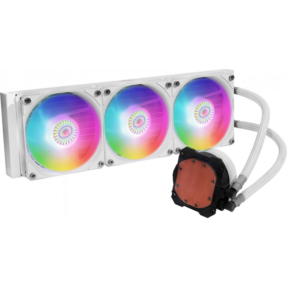 Šķidruma dzesēšanas sistēma Cooler Master MasterLiquid ML360L V2 ARGB White (MLW-D36M-A18PW-RW) - foto 2