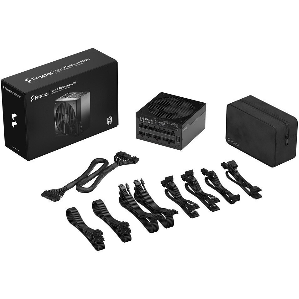 Bloc dalimentation 660W Fractal Design Ion+ 2 Platinum (FD-PIA2P660) - photo 11