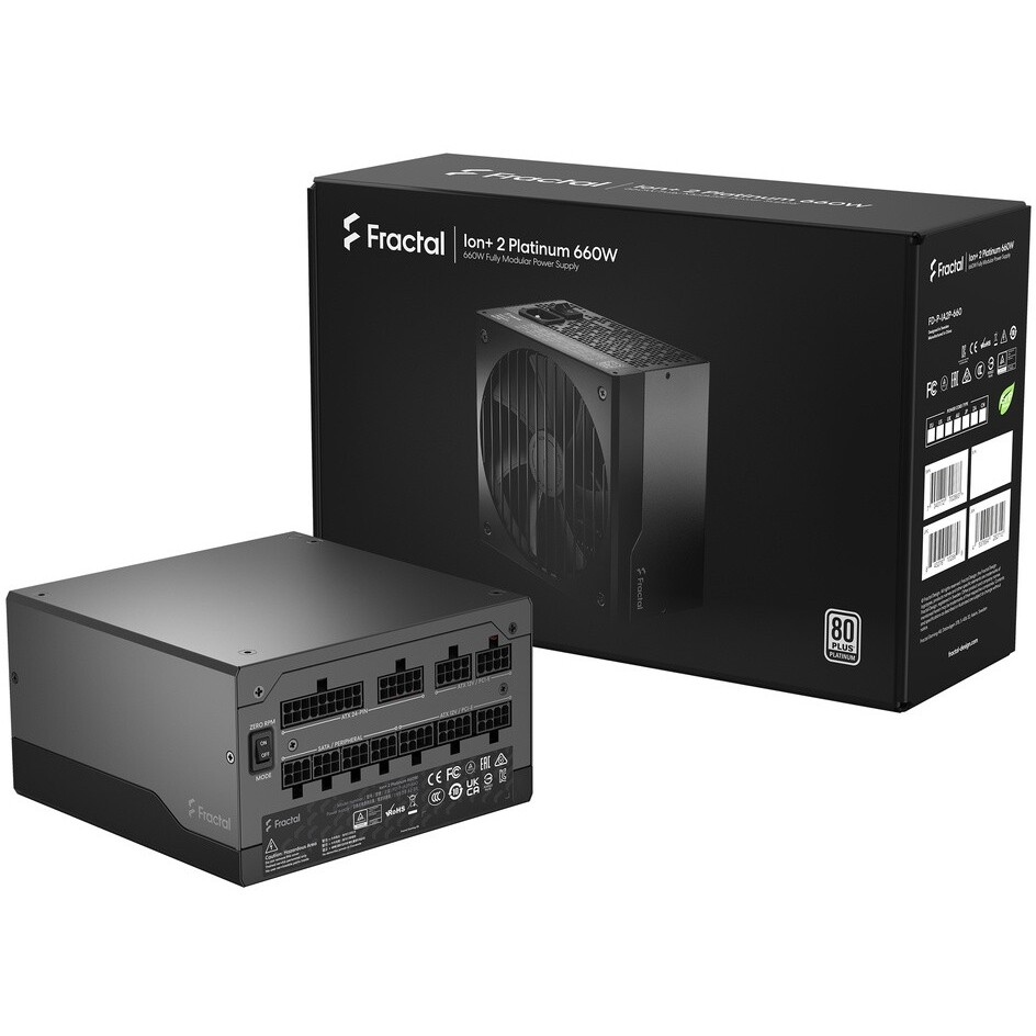 Bloc dalimentation 660W Fractal Design Ion+ 2 Platinum (FD-PIA2P660) - photo 12