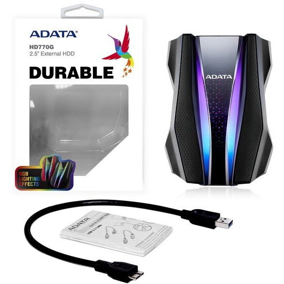 Ārējie cietie diski un SSD ADATA HD770G 1Tb (AHD770G-1TU32G1-CBK) - foto 3