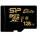 La carte mémoire 128Gb Silicon Power Elite Gold + SD adapter (SP128GBSTXBU1V1GSP)