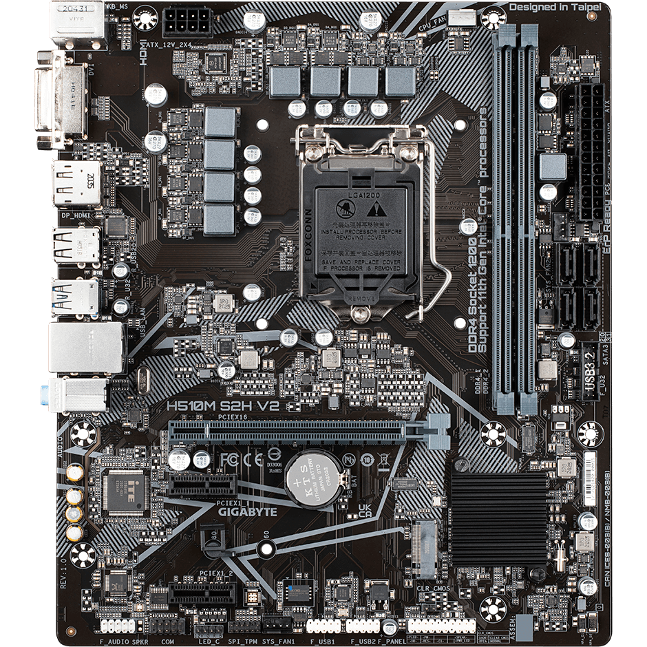 Pamatplate Gigabyte H510M S2H V2