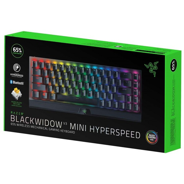 Tastatūra Razer BlackWidow V3 Mini Hyperspeed (Yellow Switch) - RZ03-03890700-R3R1 - foto 5