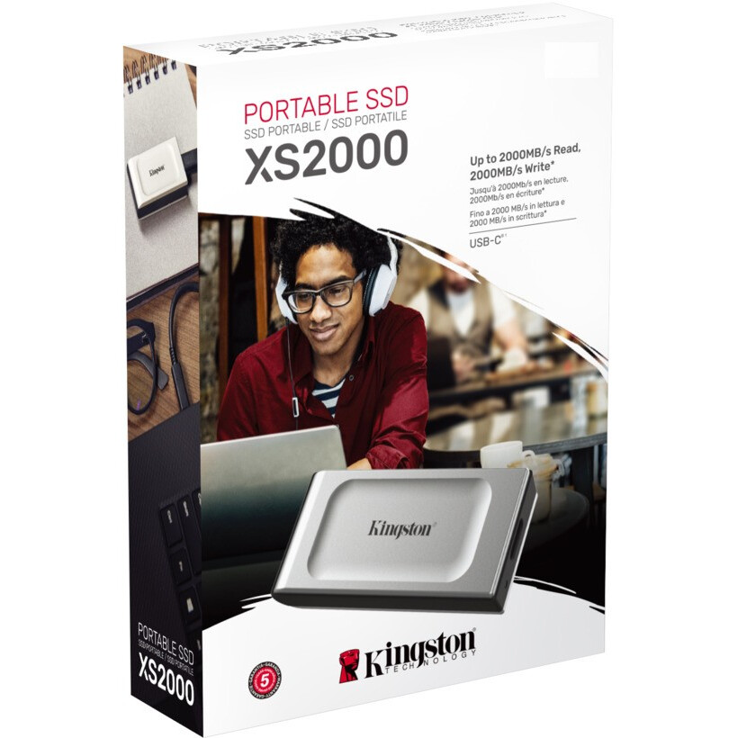 Ārējais SSD disks Kingston XS2000 2Tb USB Type-C (SXS2000/2000G) - foto 5