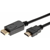 Cable DisplayPort (M) - HDMI (M), 1.8m, AOpen ACG494-1.8M