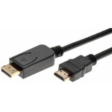 Cable DisplayPort (M) - HDMI (M), 1.8m, AOpen ACG608-1.8M