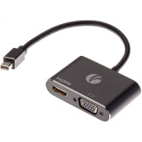 Pārejas savienojums Mini DisplayPort (M) - HDMI/VGA (F), VCOM CG646M-0.15