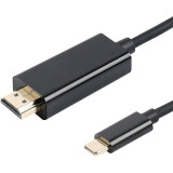 Kabelis USB Type-C - HDMI, 1m, VCOM CU423C-1M