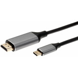 Kabelis USB Type-C - HDMI, 1.8m, AOpen ACU423MC-1.8M