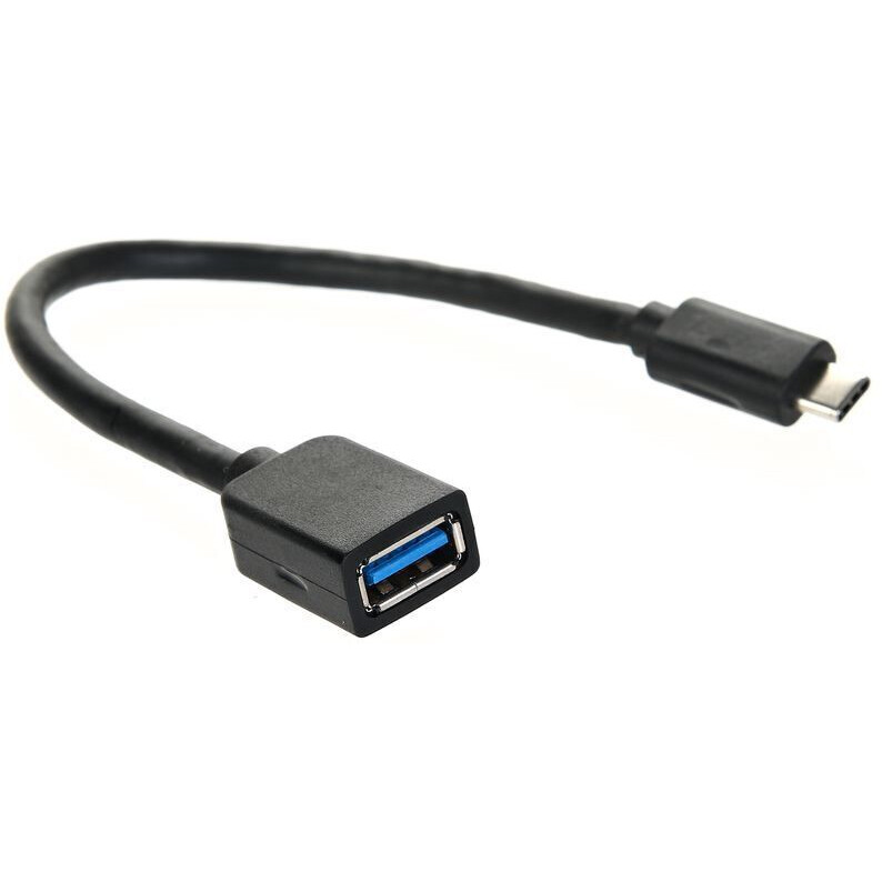 Pārejas savienojums USB A (F) - USB Type-C, 0.2m, VCOM CU409