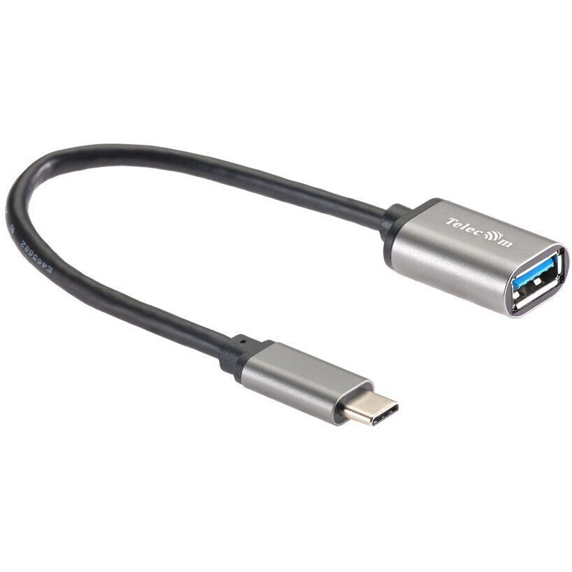 Pārejas savienojums USB A (F) - USB Type-C, 0.2m, Telecom TC409M