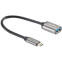 Pārejas savienojums USB A (F) - USB Type-C, 0.2m, Telecom TC409M