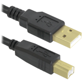 Kabelis USB 2.0 A (M) - B (M), 3m, Defender USB04-10PRO (87431)