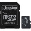 Atmiņas kartes 8Gb MicroSD Kingston + SD adapter (SDCIT2/8GB)