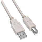 Kabelis USB 2.0 A (M) - B (M), 1.5m, Buro USB-AB-1.5C (USB-A-B-1.5C)