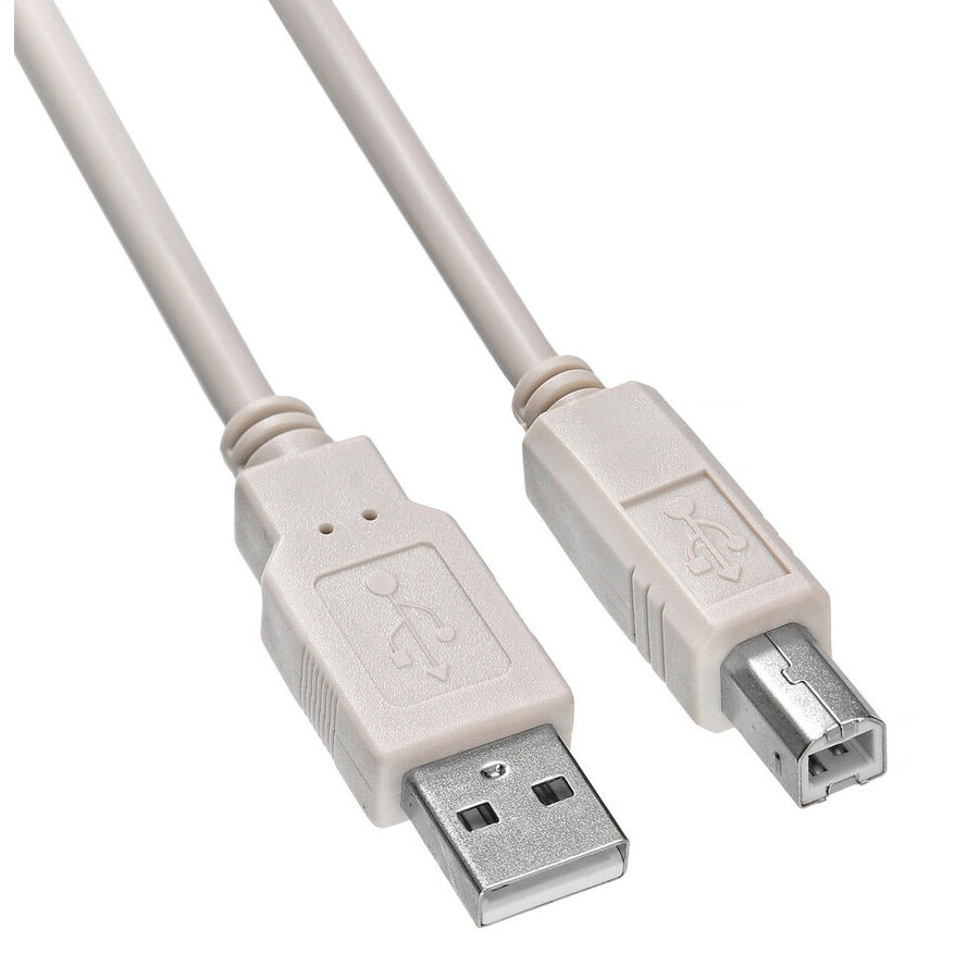 Kabelis USB 2.0 A (M) - B (M), 1.5m, Buro USB-AB-1.5C - USB-A-B-1.5C
