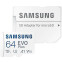 Atmiņas kartes 64Gb MicroSD Samsung EVO Plus + SD adapter (MB-MC64KA)