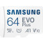 Atmiņas kartes 64Gb MicroSD Samsung EVO Plus + SD adapter (MB-MC64KA) - foto 5