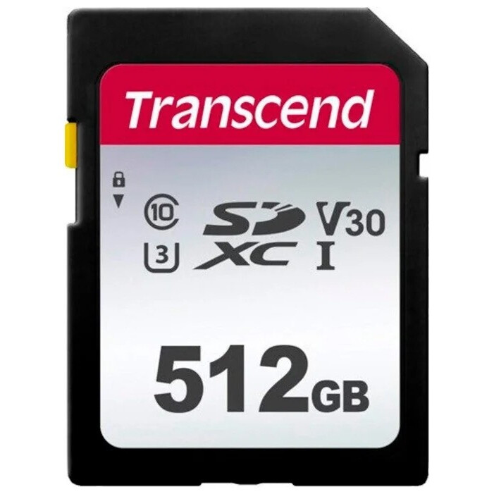 Carte mémoire 512GB SD Transcend 300S (TS512GSDC300S)