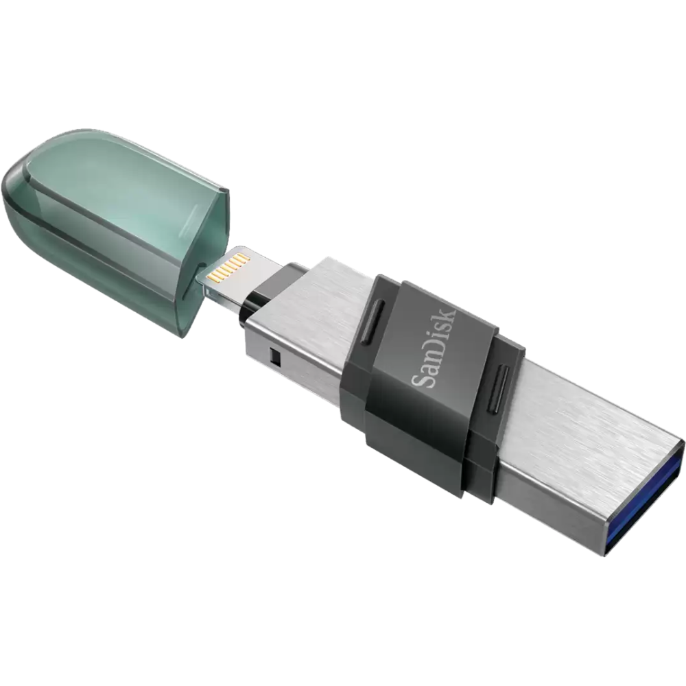USB zibatmiņa 128Gb SanDisk iXpand Flip (SDIX90N-128G-GN6NE) - foto 5