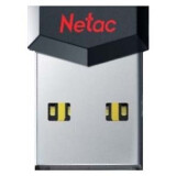 USB zibatmiņa 64Gb Netac UM81 USB2.0 Black (NT03UM81N-064G-20BK)