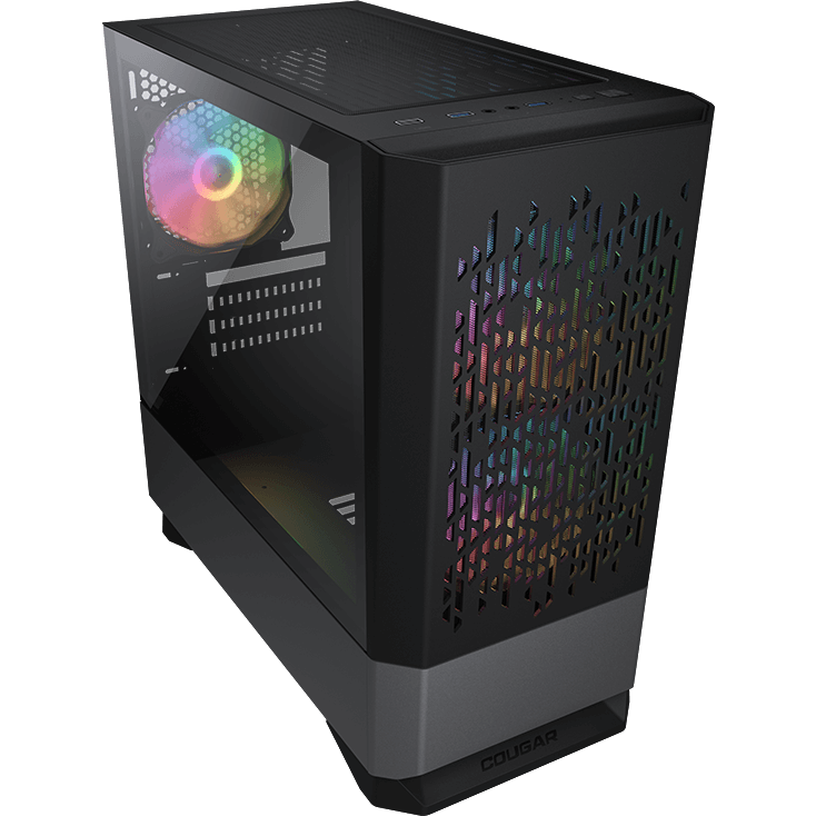 Datoru korpuss Cougar MG140 Air RGB Black - foto 2
