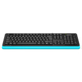 Tastatūra A4Tech Fstyler FKS10 Black/Blue