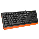 Tastatūra A4Tech Fstyler FKS10 Black/Orange