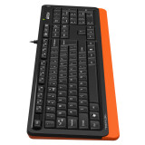 Tastatūra A4Tech Fstyler FKS10 Black/Orange