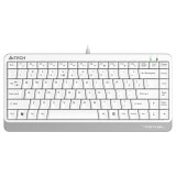 Tastatūra A4Tech Fstyler FKS11 White/Grey