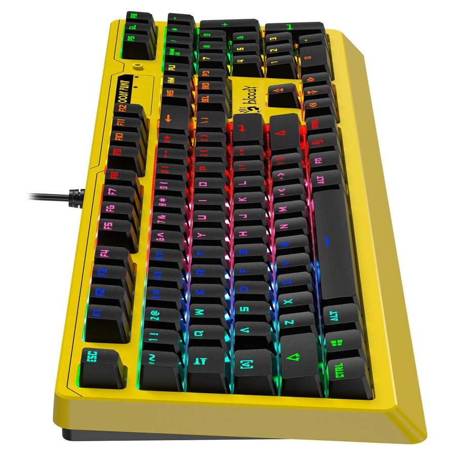 Tastatūra A4Tech Bloody B810RC Punk Yellow - foto 4