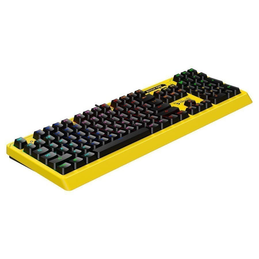 Tastatūra A4Tech Bloody B810RC Punk Yellow - foto 5