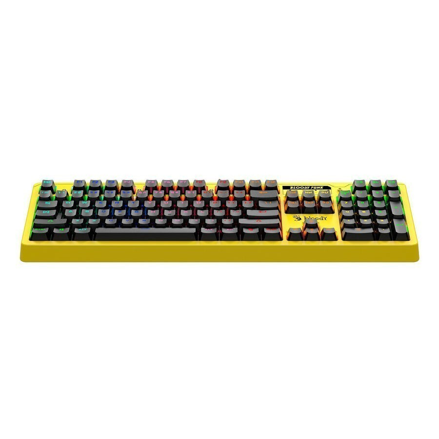 Tastatūra A4Tech Bloody B810RC Punk Yellow - foto 6