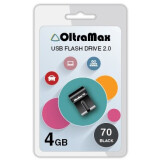 USB zibatmiņa 4Gb OltraMax 70 Black (OM-4GB-70-Black)