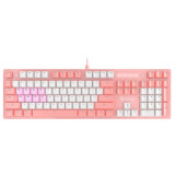 Tastatūra A4Tech Bloody B800 Pink/White