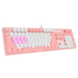 Tastatūra A4Tech Bloody B800 Pink/White