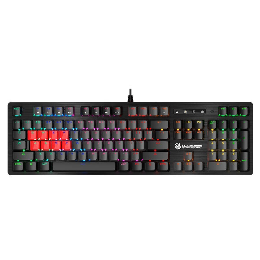 Tastatūra A4Tech Bloody B820R Dual Color Black/Grey