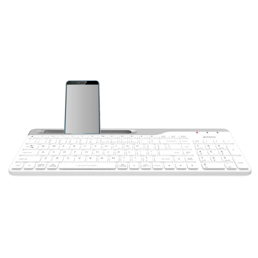 Tastatūra A4Tech Fstyler FBK25 White/Grey - foto 8
